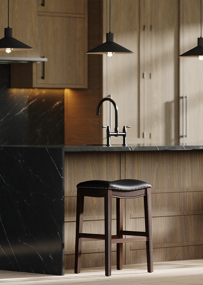 Topsail Barstool in Black