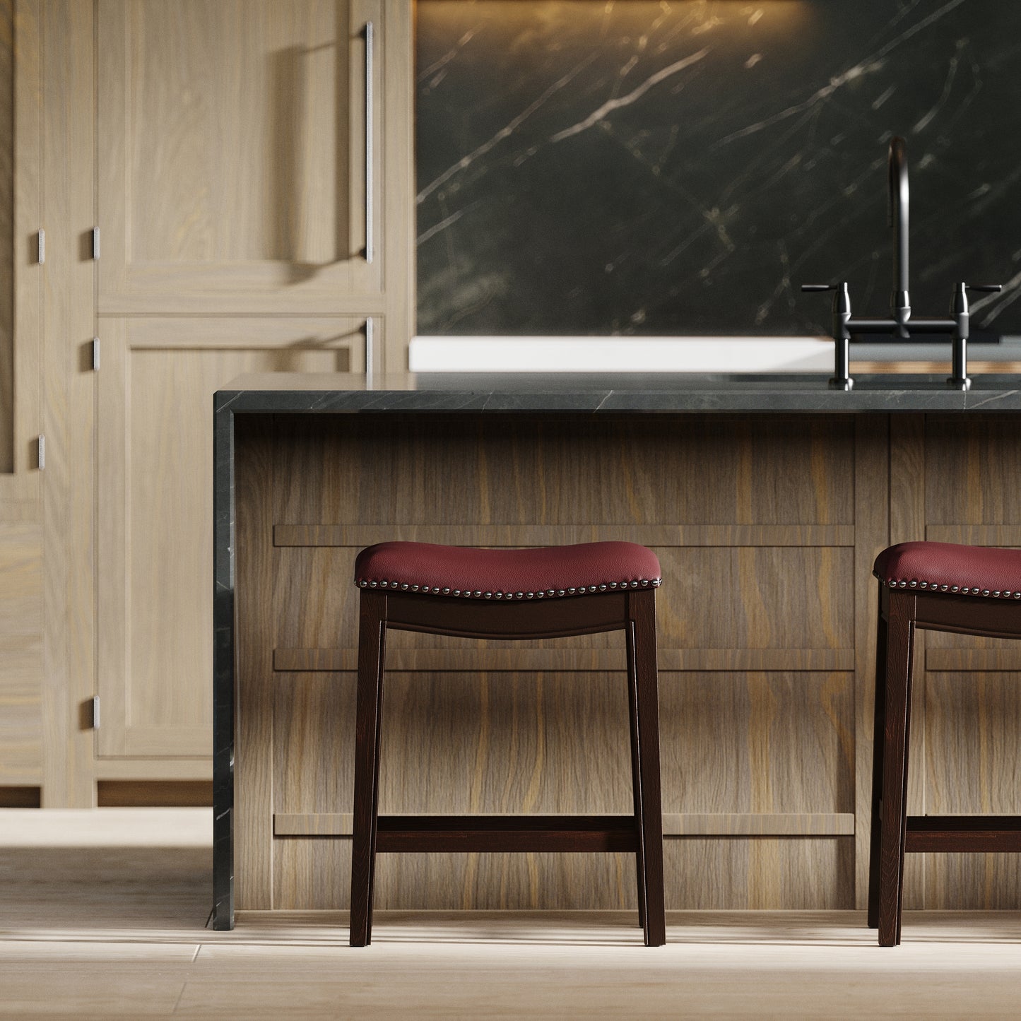 Topsail Barstool in Red