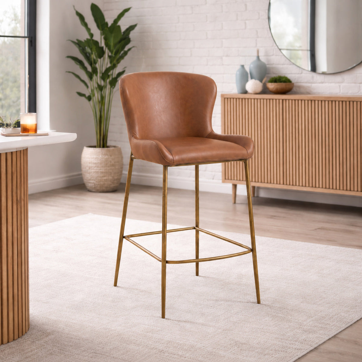 Chapel Hill Counter Stool in Brown