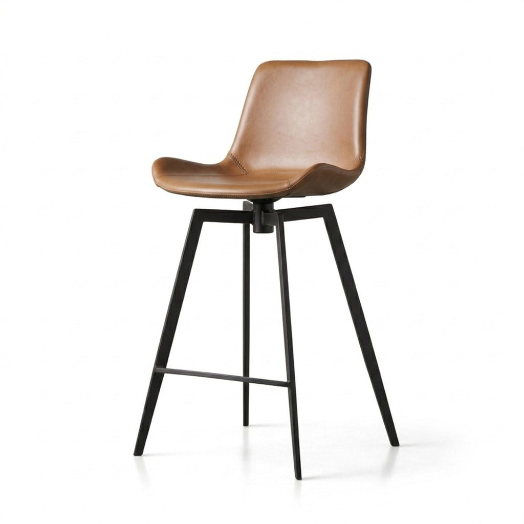 Goldsboro Swivel Counter Stool in Brown