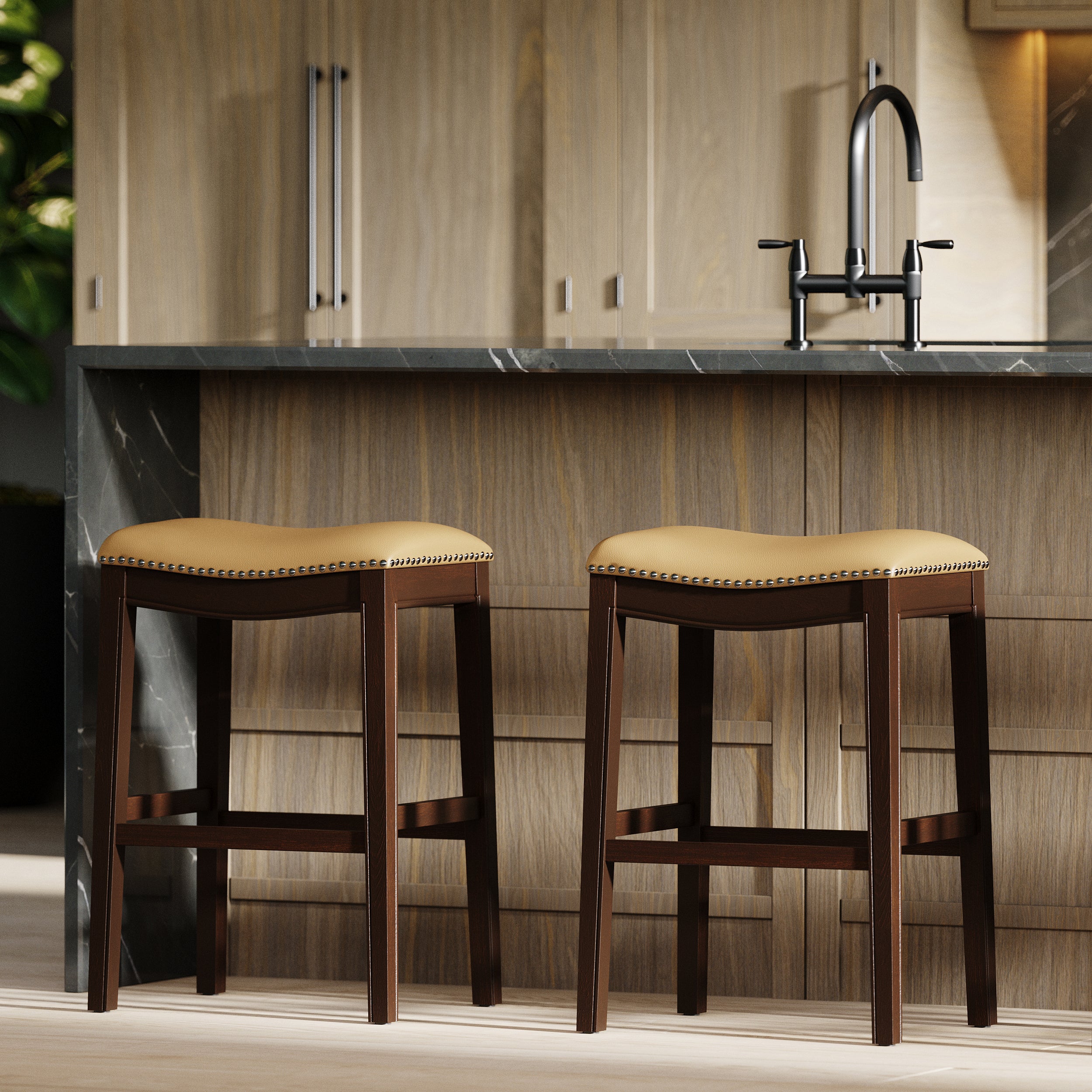Topsail Barstool in Caramel