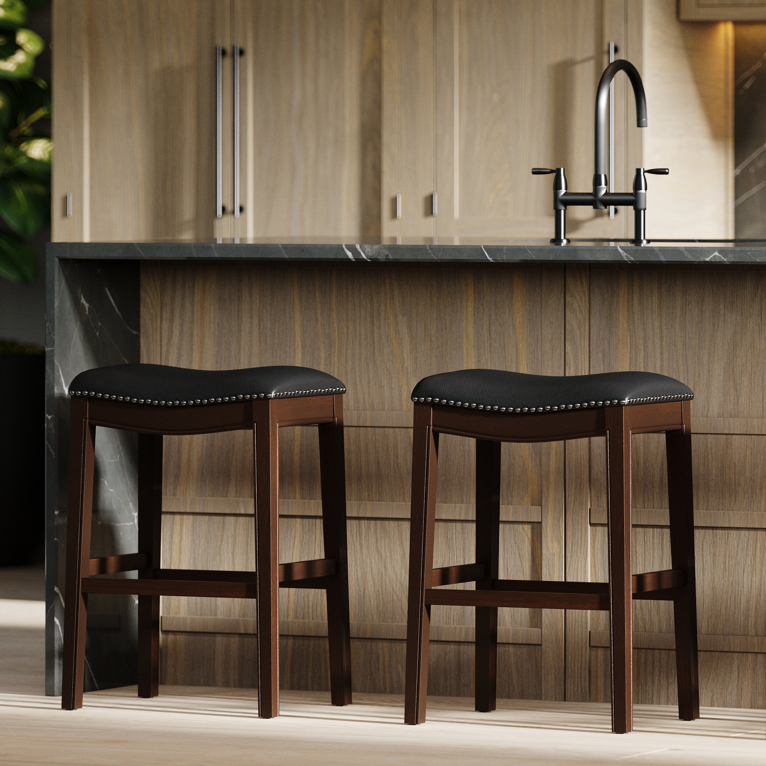Topsail Barstool in Black