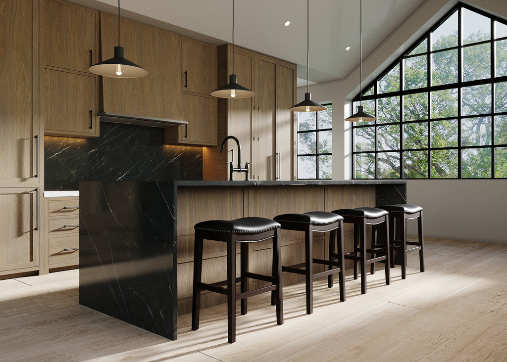 Topsail Barstool in Black