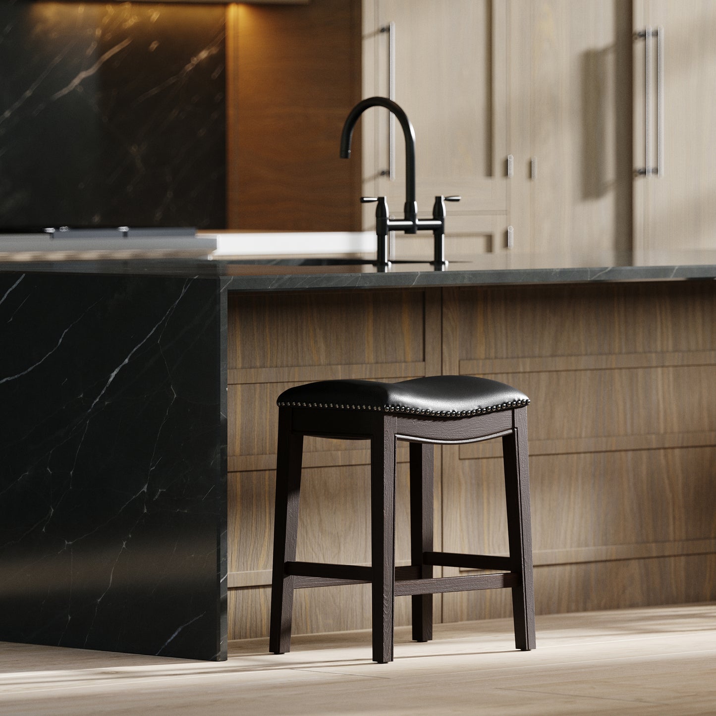 Topsail Barstool in Black