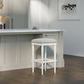 Asheville Stool in Solid White