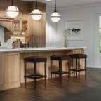 Asheville Stool in Walnut Finish