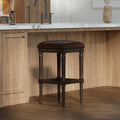 Asheville Stool in Walnut Finish