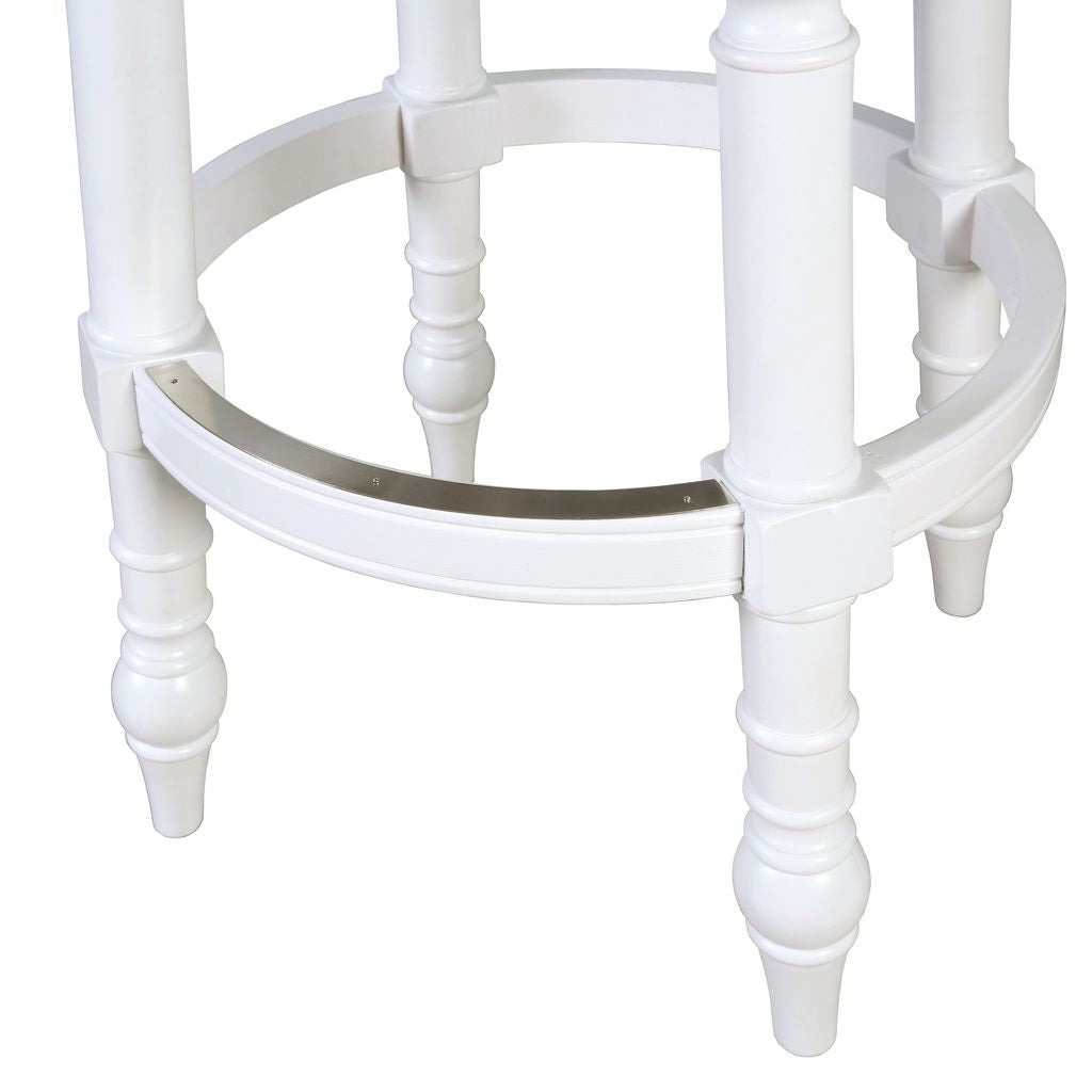 Gastonia Swivel Stool In White