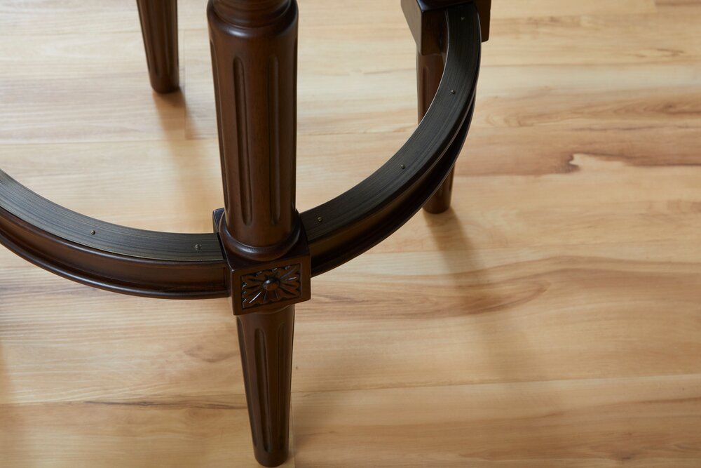 Backless Chapman Barstool in Distressed Walnut - New Ridge Home